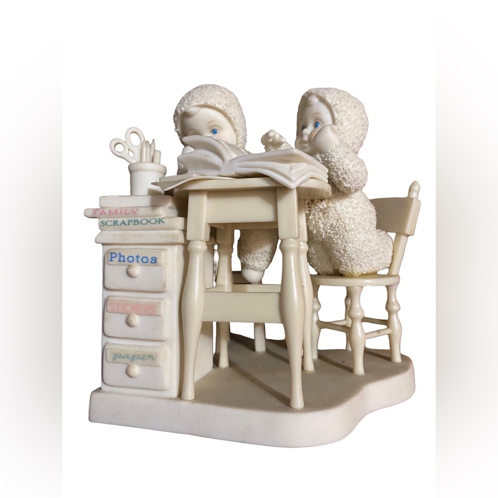 Dept. 56 Snowbabies "Scrapbook Crazy" Item #56.69444 *Retired*